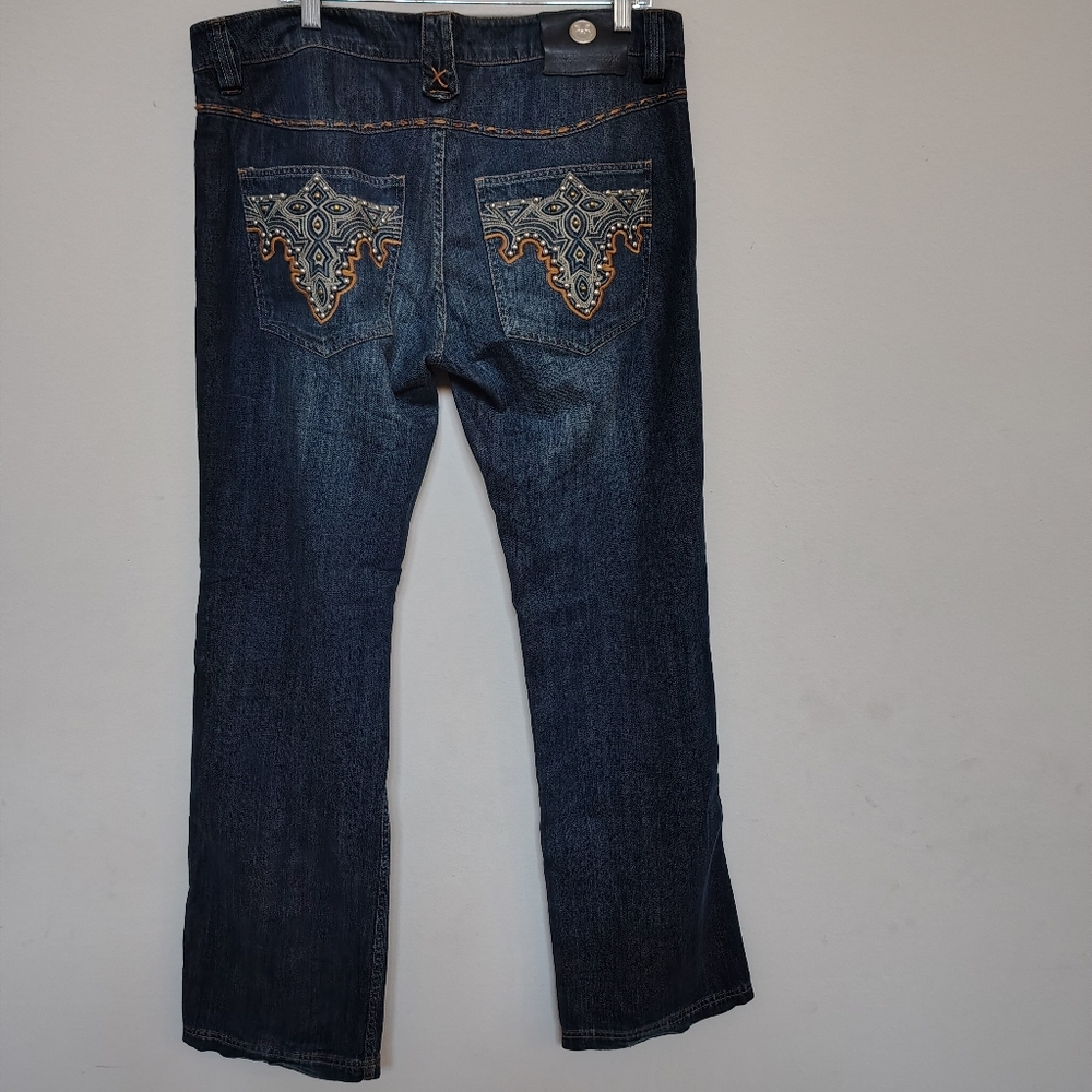 Antik Denim Women's Straight  Blue Jeans